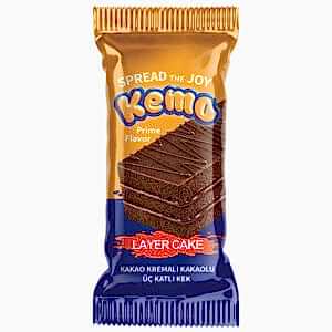 Kakao Kremali Kakaolu Üç Katli Kek