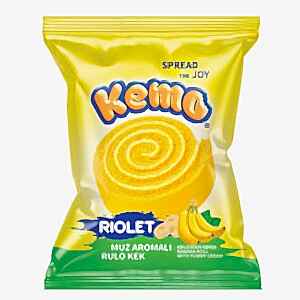 Muz Aromalı Rulo Kek